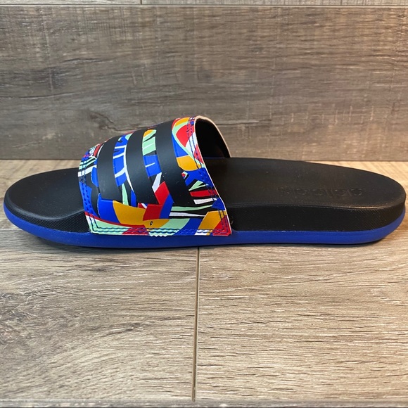 adidas Shoes | Adidas Farm Rio Adilette Comfort Slides Floral | Poshmark